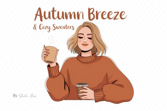 Download Autumn Breeze &amp; Cozy Sweater Clipart - Autumn Collection