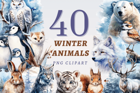 Download Winter Animals PNG Bundle - Winter animals png Collection