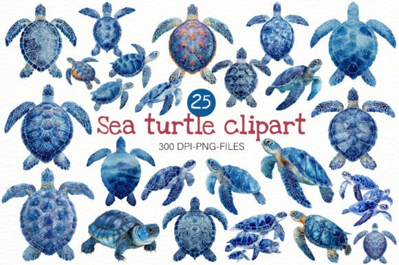 Download Watercolor Sea Turtle Clipart - Watercolor sea Collection